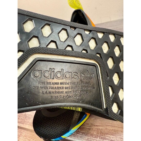 NWOT Adidas NMD R1 Spectoo- Black/ Multi Colored Size 11.5 Men - Picture 8 of 15